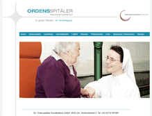 Tablet Screenshot of ooe-ordensspitaeler.at